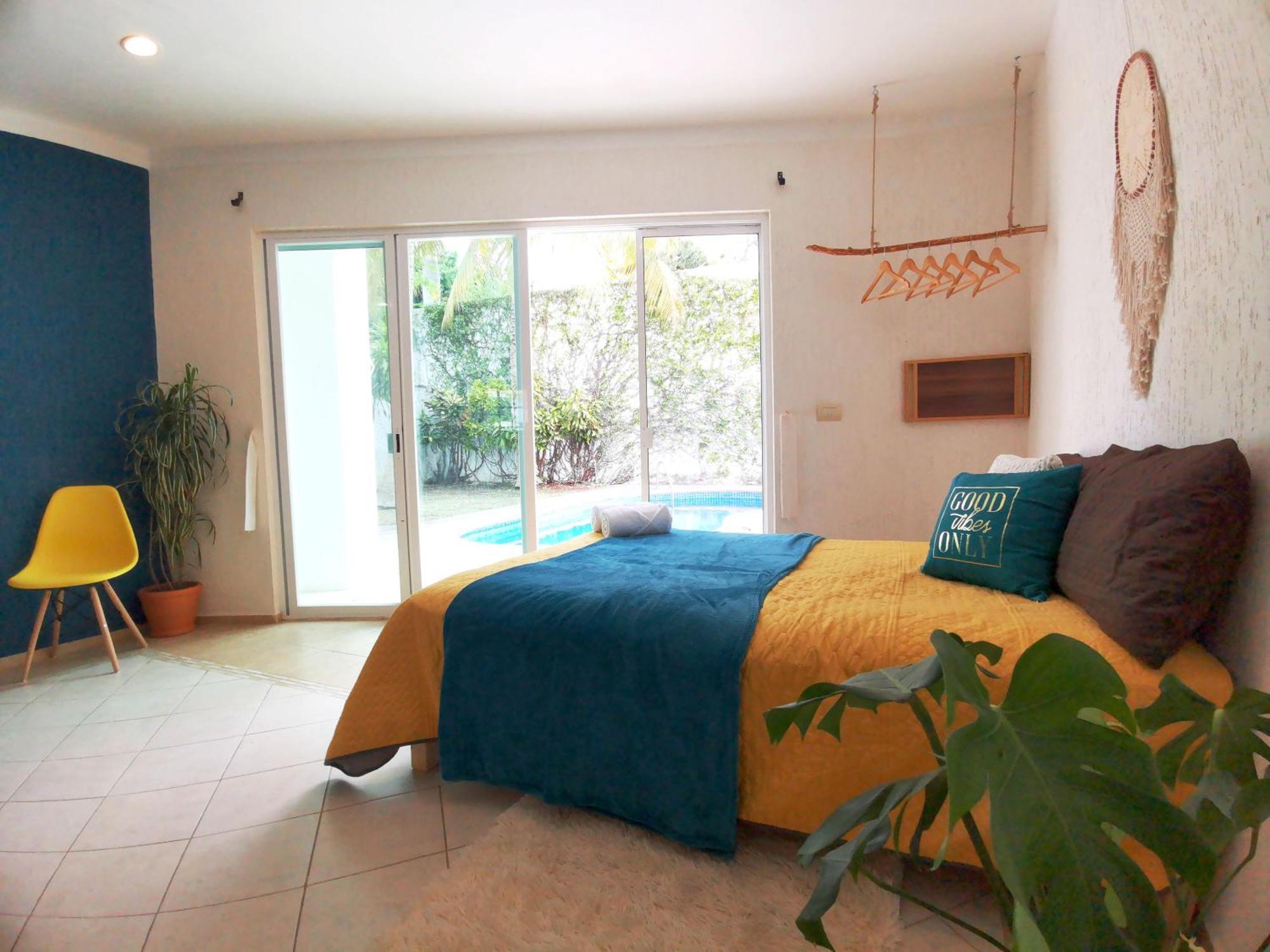 Beautiful & Cozy Near Beach Apartment Pool & Kingsize Bed Cancún Pokój zdjęcie